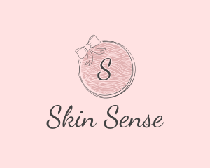 Beauty Feminine Ribbon Cosmetics logo design