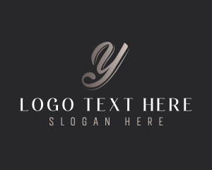 Elegant Salon Letter Y logo