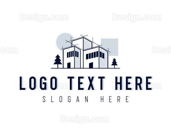 Architect Blueprint Property Logo