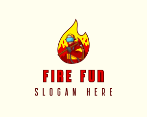 Fire Axe Fireman logo