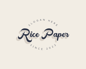 Generic Script Business logo design