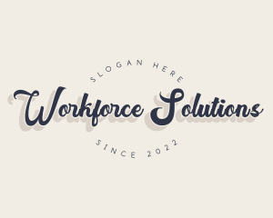 Generic Script Business logo design