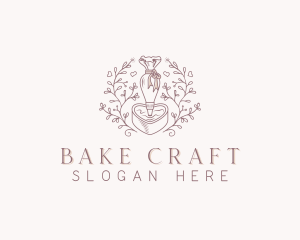 Baking Piping Bag  logo design