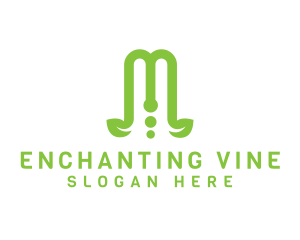 Green Vine M logo