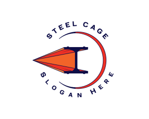 Steel Bar Construction logo design