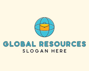 Blue Global Briefcase logo