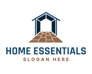 Home Flooring Carpentry logo design