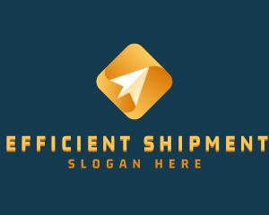 Delivery Plane Courier logo design