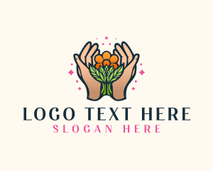 Organic Floral Gardening Logo