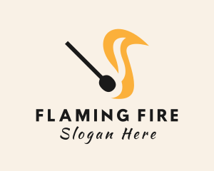 Flaming Matchstick Fire logo