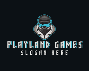 Snowboarding Gaming Mask logo design