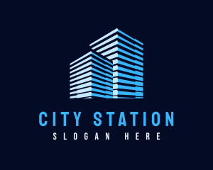 City Building Tower logo design