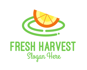 Fresh Orange Slice logo