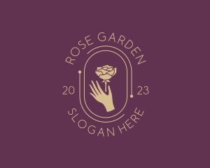 Rose Flower Spa logo design