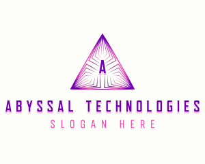 Pyramid Tech Technology logo design