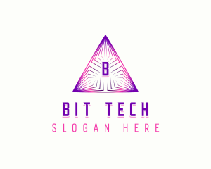 Pyramid Tech Technology logo design