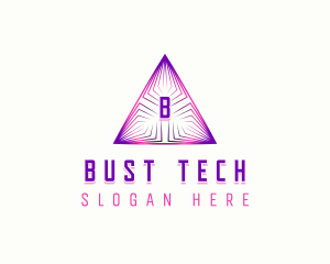 Pyramid Tech Technology logo design