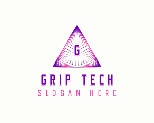 Pyramid Tech Technology logo design