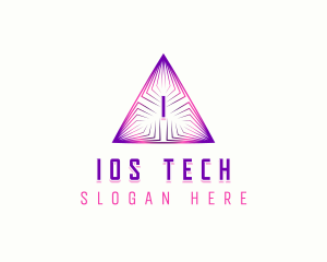 Pyramid Tech Technology logo design