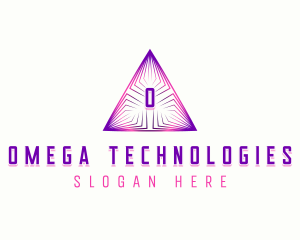 Pyramid Tech Technology logo design