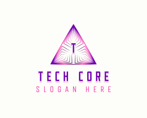 Pyramid Tech Technology logo design