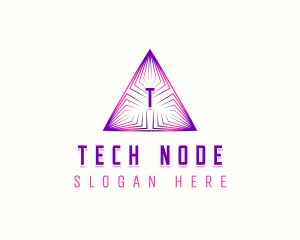 Pyramid Tech Technology logo design