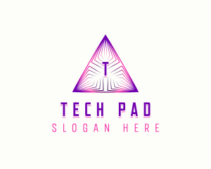 Pyramid Tech Technology logo design