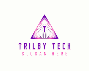 Pyramid Tech Technology logo design