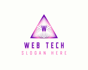 Pyramid Tech Technology logo design