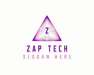 Pyramid Tech Technology logo design