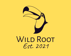 Wild Toucan Bird logo design