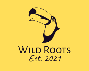 Wild Toucan Bird logo design