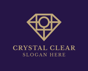 Diamond Gem Jeweler logo design