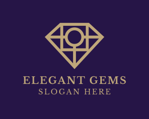 Diamond Gem Jeweler logo design