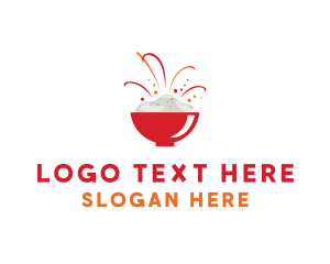 Food - Food Rice Bowl logo design