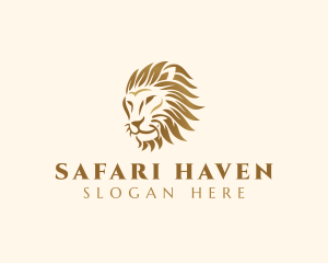 Jungle Lion Safari logo design