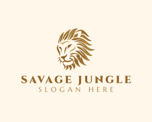 Jungle Lion Safari logo design