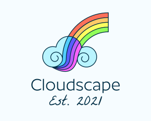 Rainbow Cloud Sky logo