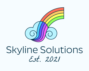 Rainbow Cloud Sky logo