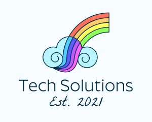 Rainbow Cloud Sky logo