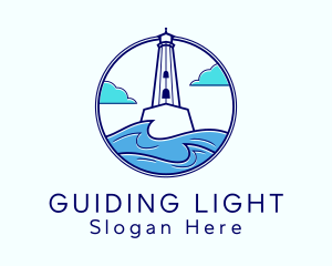 Blue Coast Lighthouse logo design