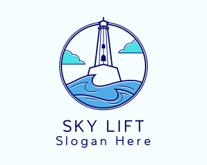 Blue Coast Lighthouse logo design