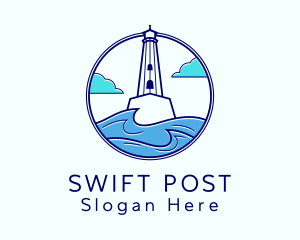 Blue Coast Lighthouse logo design