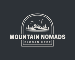 Mountain Night Signage logo design