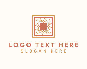 Floor Tile Pattern Logo