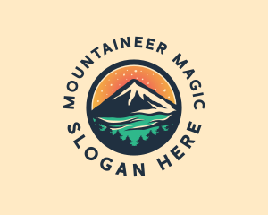 Peak Mountain Outdoor logo design