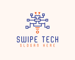 Spider Monster Tech logo design