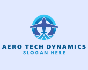 Travel Aviation Airplane logo design