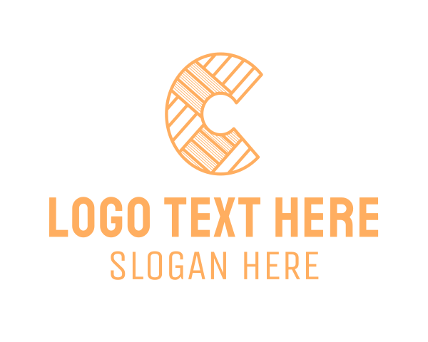 Letter C logo example 4