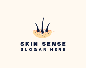 Skin Hair Treatment logo design